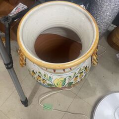 リサイクルショップどりーむ荒田店　No2685 花瓶　壺　インテリア　置物　イタリア製の画像