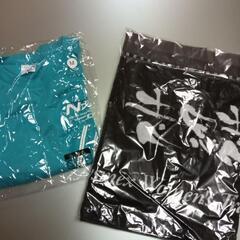 マラソン大会の参加賞Tシャツと参加タオルの画像