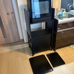 ⭐︎ラックと山崎実業のゴミ箱付き⭐︎THANKO 水道いらずのタンク式食器洗い乾燥機 「ラクア」の画像