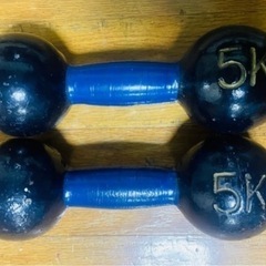 鉄アレイ　ダンベル　5kg 6kg セットの画像