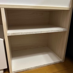 【同時引き取りで無料】ニトリ　キッズ収納、本棚の画像