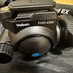 Velbon pole pod ex FHD-43M 三脚 ビデオ雲台セットの画像