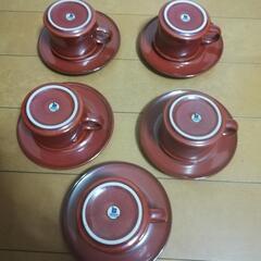 白山陶器 カップ&ソーサー5個セットの画像