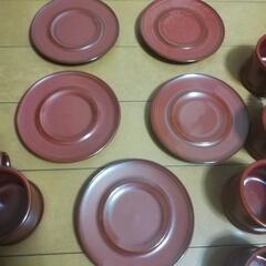 白山陶器 カップ&ソーサー5個セットの画像