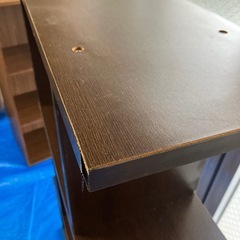 収納棚　シェルフ　カラーボックス　ブラウンの画像