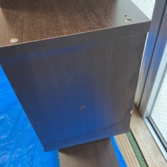 収納棚　シェルフ　カラーボックス　ブラウンの画像