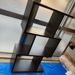 収納棚　シェルフ　カラーボックス　ブラウンの画像