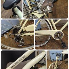 J330 ★多少サビキズ使用感有り★軽快自転車★INNOVATION FACTORY★LEDダイナモ★27インチの画像