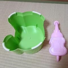 キッズ　お風呂イス　イス　ジョロー　ジョウロ　水遊びの画像