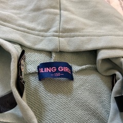 Bling Girls フード付きジャケット 150の画像