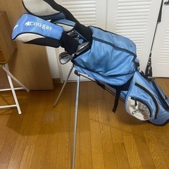 女性用ゴルフクラブセット（バッグ付き）の画像
