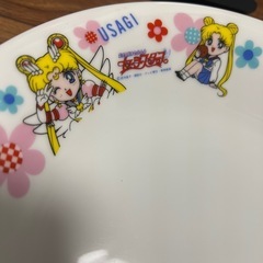 2枚セット セーラースターズ セーラームーン 当時物 食器 皿 昭和 レトロの画像
