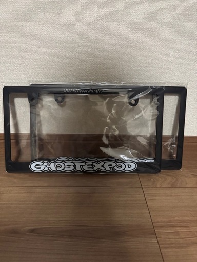 ナンバーフレーム　ghost expod 新品未使用未開封品