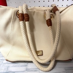 MICHAEL KORS ベージュ トートバッグ ショルダーの画像