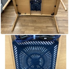 ジモティー限定価格！S737 ⭐ コスパクリエーション 年中快適 暮らしに合わせて高さが変えられるこたつ 幅120cm USEDの画像