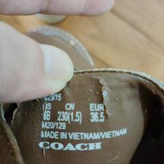 COACH サンダル ２３cmの画像