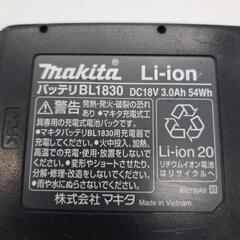 ②★純正品マキタリチウムイオン充電池【BL1830】の画像