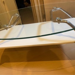 ニトリ  センターテーブル ガラスの画像