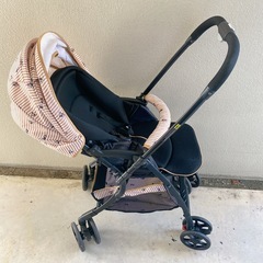 《決まりました》デ・ヨーネ　レジェeミッキーマウス　ベビーカーと未使用レインカバーの画像