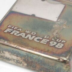 中古 火花確認済み ZIPPO FIFA ワールドカップ 98 フランス 限定品 No.2789 1998年製 オイルライター 札幌市 清田区 平岡の画像