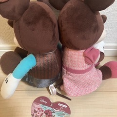 ミッキーペアぬいぐるみの画像
