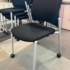 中古　良品　オカムラ　8174AZ　 ミーティングチェア 　会議いす　会議椅子　スタッキングチェア　オフィスチェア　ブラック　OKAMURA　愛知　一宮市　江南市　稲沢市　岩倉市　名古屋　岐阜　各務ヶ原　羽島　三重　グッドプライス一宮の画像