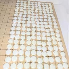 中古美品 囲碁セット 折りたたみ式 碁盤 碁石の画像