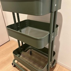 【受け渡し予定者決定】IKEA ロースコグ ワゴン(キャスター付)の画像