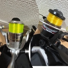 渓流川釣り　釣り用品　トラウトロッド(糸無し)　おまけリール２つの画像