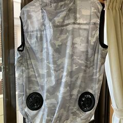 迷彩エアーコンディションベスト 空調ベスト 空調服　Lの画像
