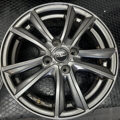 Weds NIRVANA ウェッズ ニルヴァーナ 純正ホイール 15インチ 4本 5.5J4HPCD100+42 アクア フィット ヴィッツ ノート デミオ等　(SHG015)の画像