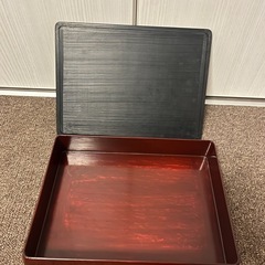 折り鶴柄の文箱(木箱)の画像