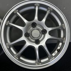 BS BRIDGESTONE ECO FORME エコフォルム 15インチ 4本 5.5J4HPCD100+45 フィット ヴィッツ キューブ カローラフィールダー等　(SHG016)の画像