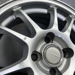 BS BRIDGESTONE ECO FORME エコフォルム 15インチ 4本 5.5J4HPCD100+45 フィット ヴィッツ キューブ カローラフィールダー等　(SHG016)の画像