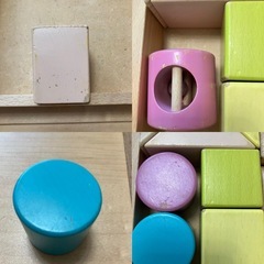 エドインター　森のあそび道具シリーズ　音いっぱいつみき 音の鳴る積木の画像
