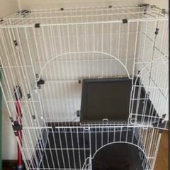 猫　ケージ　2段の画像