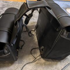 【DEGNER】NB-43B 右出しマフラー対応ナイロンダブルサドルバッグ アメリカン サイドバッグ デグナーの画像