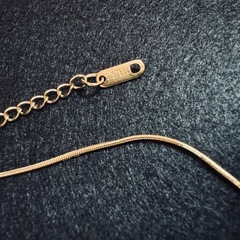 *《低アレルギーステンレス》* エンジェルメダイネックレスGLD の画像