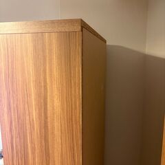【8/22までの受け渡しのみ可】大容量 木製収納棚 ナチュラル木目 高さ180cm 本棚 書棚の画像