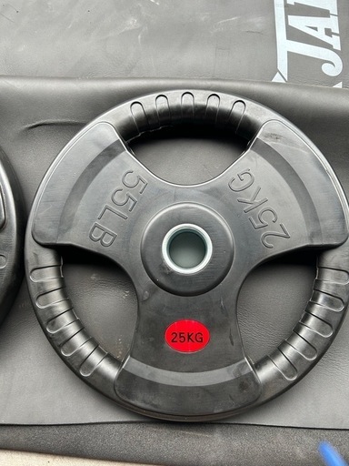 バーベルプレート 25キロ×2枚セット