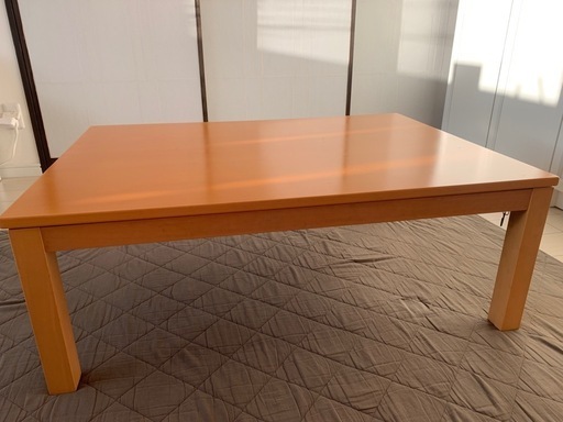 無地良品テーブル(長方形こたつ)