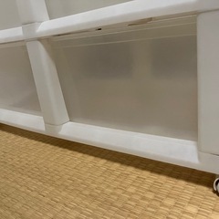 プラケース3段引出し　キャスター付きの画像