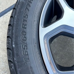 ハスラー純正ホイール４本セットの画像
