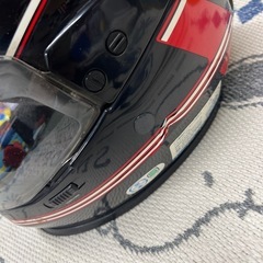 SHOEI フルフェイスヘルメット レッドの画像