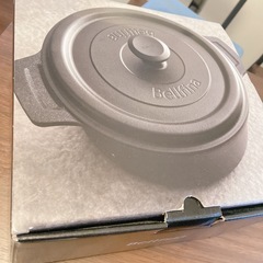 Bellfina　無水調理パン 22cm プレミアムブラックの画像