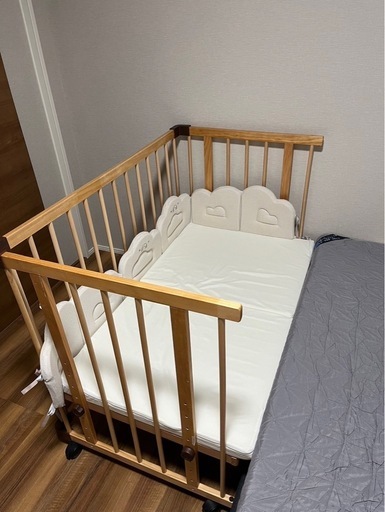 ファルスカ ベビーベッド 添い寝 ファルスカ クリエイティブコット