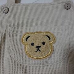 くまちゃん柄のベビー服80サイズの画像