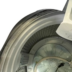 【ジ0810-09】2021年製洗濯機はいかが❓ AQUA 傷や汚れあり 通電動作確認済みの画像