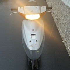 【実動・安定】　2ストパワー❣️　スズキ レッツ２　CA1KA シルバー 原付 バイク 原チャ 2ストバイク!!  8/10の画像