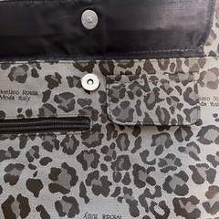 ブラウン ヒョウ柄 ショルダーバッグの画像